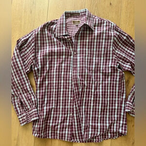 James tattersall men’s 100% cotton button down XL